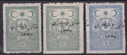 ANATOLIA 1920 - MLH - Sc# 46, 46a, 47 - 1920-21 Anatolië