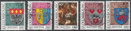 Luxembourg    .   Y&T     .    1036/1040    .    O     .      Oblitéré - Usados