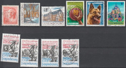 Luxembourg    .   Y&T     .    10  Timbres     .    O     .      Oblitéré - Gebruikt
