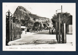 Gibraltar. Le Rocher, La Frontière Et La Douane. 1956 - Gibilterra