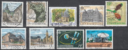 Luxembourg    .   Y&T     .    9 Timbres     .    O     .      Oblitéré - Oblitérés