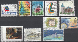 Luxembourg    .   Y&T     .    10  Timbres    .    O     .      Oblitéré - Usados