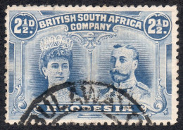 Rhodesia 1910 SG131 2½d Ultramarine Fine Used - Altri & Non Classificati