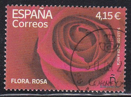 2021-ED. 5517 - Flora. Rosa. Sello Con Olor-USADO - Usati