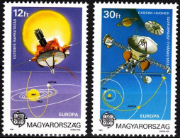 HUNGARY 1991 EUROPA: Space. Interplanetary Sondes. Complete Set, MNH - 1991