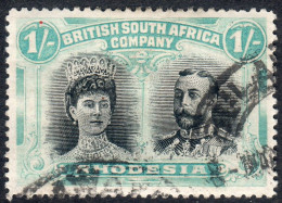 Rhodesia 1910 SG152 1/= Black And Pale Blue-green  Used - Altri & Non Classificati