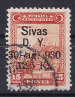 TURKEY 1930 - Canceled - Sc# 717 - Oblitérés