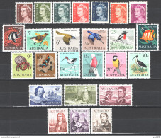 Australia 1966/70 Y.T.319/40+449 **/MNH VF - Mint Stamps