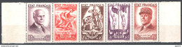 Francia 1943 Unif.576/80 **/MNH VF/F - Ungebraucht