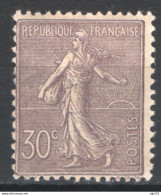 Francia 1903 Unif.133 **/MNH VF/F - 1903-60 Semeuse A Righe