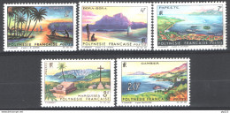 Polinesia 1964 Unif.30/34 **/MNH VF - Nuevos