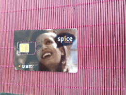 GSM Card India Spice 2 Photos Mint Rare ! - Inde