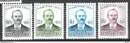 Lussemburgo 1951 Unif.449/52 **/MNH VF - Neufs