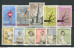 Lussemburgo 1962 Annata Completa / Complete Year **/MNH VF - Volledige Jaargang