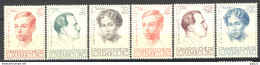 Lussemburgo 1939 Unif.324/29 **/MNH VF - 1926-39 Charlotte De Perfíl Derecho
