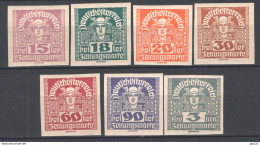 Austria 1920 Giornali Unif.44A/54A **/MNH VF - Newspapers