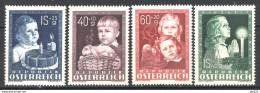 Austria 1949 Unif. 765/68 **/MNH VF - Ongebruikt