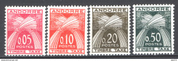 Andorra 1961 Segnatasse Unif.S2/45 **/MNH VF/F - Ongebruikt