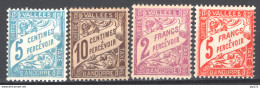 Andorra 1937 Segnatasse Unif.S17/20 **/MNH VF/F - Nuovi