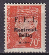 FRANCE - MONTREUIL-BELLAY - 70 C. Texte Patriotique - Libération