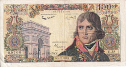 BILLETE DE FRANCIA DE 100 FRANCS DEL 3-12-1959 (BANKNOTE) NAPOLEON BONAPARTE - 100 NF 1959-1964 ''Bonaparte''