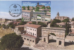 SPAIN. MAXIMUM CARD FIRST DAY. ROMAN ARCH. MEDINACELI (SORIA). 2022 - Tarjetas Máxima