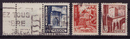 Maroc 1949/1951 - Oblitéré - Bâtiments - Monuments - Michel Nr. 300 303 305 (mar282) - Usados