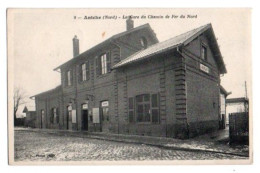 (59) 519, Aniche, BF Paris 9, La Gare De Chemin De Fer Du Nord - Aniche