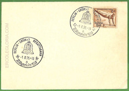 Af3718 - GERMANY - POSTAL HISTORY - Postmark - ROWING Canoes OLYMPIC GAMES  1936 - Summer 1936: Berlin