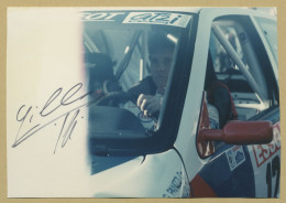 Gilles Panizzi - Pilote Automobile Français - Photo Originale Signée En Personne - Sportivo