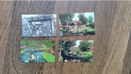 ED M.S. LOT 4 CARTE POSTALE CP PAYS BAS GIETHOORN MARAIS BATEAUX BARQUES 1963 TBE - Giethoorn