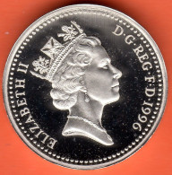 Gran Bretagna - GB - 1 ONE POUND - 1996 - Silver PROOF FDC/UNC - Come Da Foto (Senza Confezione) - 1 Pound