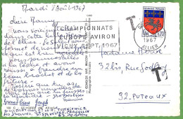 Af3735 - FRANCE - POSTAL HISTORY - Postcard - ROWING Canoes - 1967 - Kano