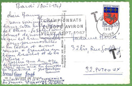 Af3735 - FRANCE - POSTAL HISTORY - Postcard - ROWING Canoes - 1967 - Canoë