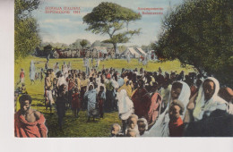 SOMALIA ITALIANA ESPOSIZIONE 1911 ACCAMPAMENTO BULOMERERTA  NO VG - Somalie