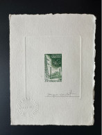 France 1959 YT 1204 Epreuve D'artiste Proof Centre Atomique De Marcoule Vert Green - Epreuves D'artistes