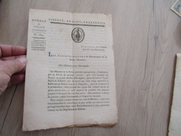 Révolution Toulouse An 2 Alertes De L'introduction D'étrangers En France Napolitains Et Italiens.... - Historical Documents