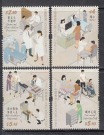 2023 Hong Kong Health Professionals Nurses Doctors  Complete Set Of 4  MNH @ BELOW FACE VALUE - Neufs