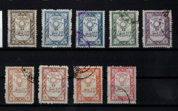 ! Paketmarken, Lot Of 9 Stamps From Persia, Persien, Iran - Irán