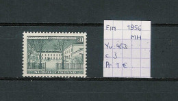 (TJ) Finland 1956 - YT 452 (postfris Met Plakker/neuf Avec Charnière/MH) - Neufs