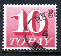 GREAT BRITAIN GB - 1970 POSTAGE DUE 10p STAMP FINE USED SG D84 REF B - Postage Due