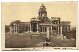 Bruxelles - Palais De Justice Et Monument De L'Infanterie - Brussel (Stad)