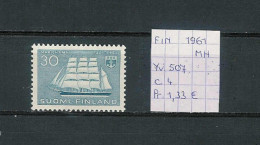 (TJ) Finland 1961 - YT 507 (postfris Met Plakker/neuf Avec Charnière/MH) - Neufs