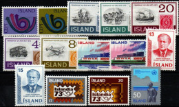 ISLANDE 1973 ** - Komplette Jahrgänge