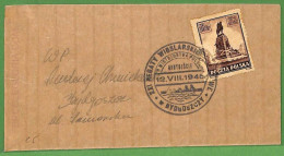 Af3763  - POLAND - POSTAL HISTORY -  Special Postmark - ROWING Canoes - 1945 - Canoa