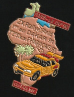 77066- Pin's.-Citroën ZX Paris- Le Cap 92, Rallyes Dakar Et Pharaons . EMC - - Citroën