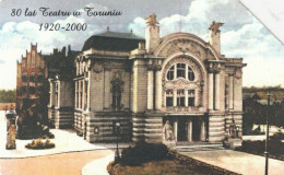 Poland, 0970, 80 Years Of Teather In Torun, 2 Scans - Pologne