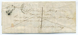 T15 Montauban + Cursive 85 Montclar De Quercy / Dept Tarn Et Garonne / Taxe Manucrite 1 Decime / 1848 / Côte 190€ - 1801-1848: Precursori XIX