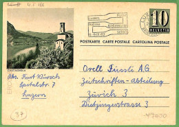 Af3749 - SWITZERLAND - POSTAL HISTORY - Postmark On STATIONERY - ROWING 1962 - Canoa