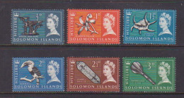 SOLOMON  ISLANDS    1965    Various  Designs    Part  Set  Of  6    MH - Salomonen (...-1978)